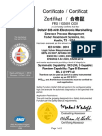 DeltaV SIS With Electronic Marshalling Certificate Rev 1.2 Oct 2 2014