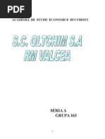 SC Oltchim SA Ramnicu Valcea