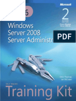 Windows Server 2008 Server Administrator - MCITP Exam 70-646