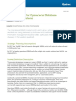 Gartner Magic Quadrant For Operational Database Management Systems