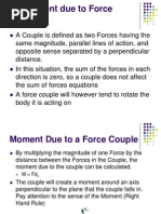 6-Moments Couples and Force Couple Systems - Partb