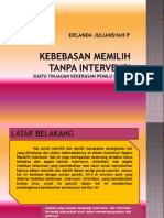 Kebebasan Memilih Tanpa Intervensi (Suatu Tinjauan Kekerasan Pemilu Di Aceh)