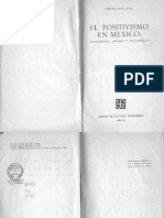 Leopoldo Zea El Positivismo en Mexico Nacimiento Apogeo y Decadencia