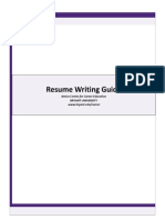 Resume Writing Guide