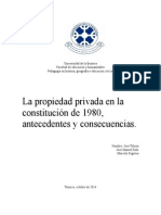 El Derecho de Propiedad en La Constitución de 1980