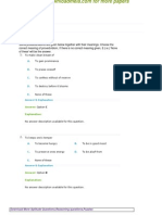 Idioms and Phrases Verbal Ability Questions and Answers