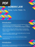 Roman Law Presentation