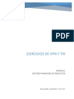 Ejercicisos de VPN y Tir