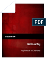 Well Cementing Halliburton