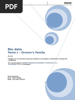 Sample muslim groom biodata How to