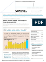 México Asciende Al Lugar 39 en El Reporte Doing Business Del BM - El Economista