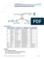 4.2.2.6 Packet Tracer - Configuring Frame Relay Point-to-Point Subinterfaces Instructions PDF