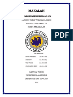 Download Makalah Nabi Muhammad SAW by Dimas Sulistiyo SN244957805 doc pdf
