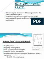 Short Time Average Zero Crossing Rate