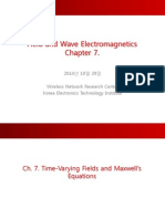 Field and Wave Electromagnetics: 2014년 10월 29일 Wireless Network Research Center Korea Electronics Technology Institute