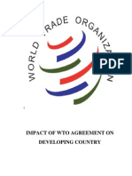 Impact of Wto Agreement On Developing Country
