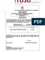 BTECH MOU Supplementary Notification