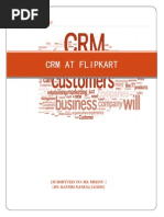 Download CRM At FlipKart by saloninanda SN244974066 doc pdf