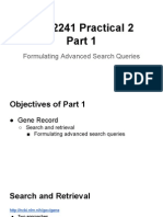 LSM2241 Practical 2: Formulating Advanced Search Queries