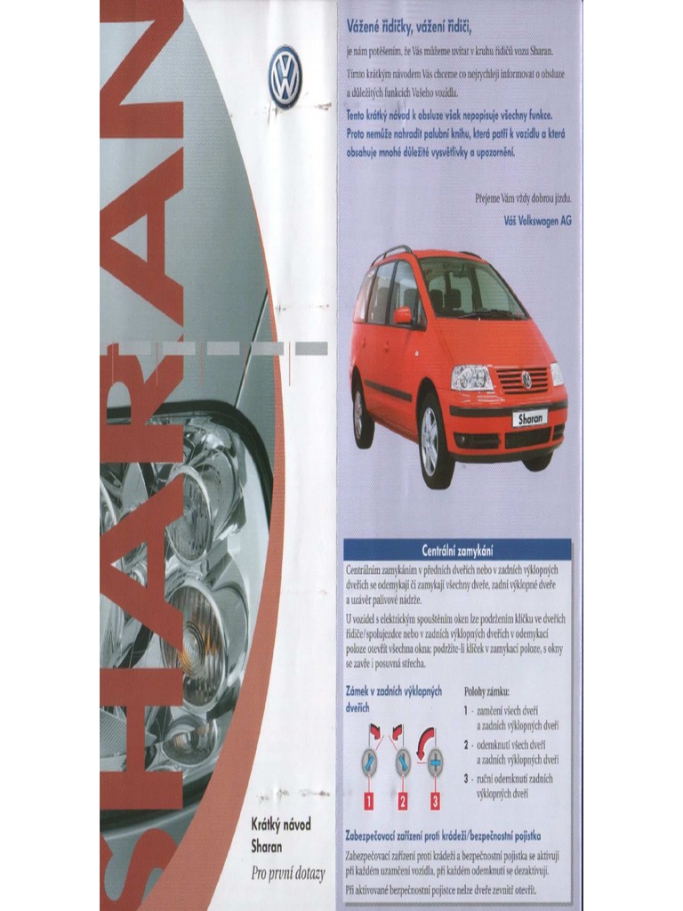 VW Sharan II 2003 Manual | PDF