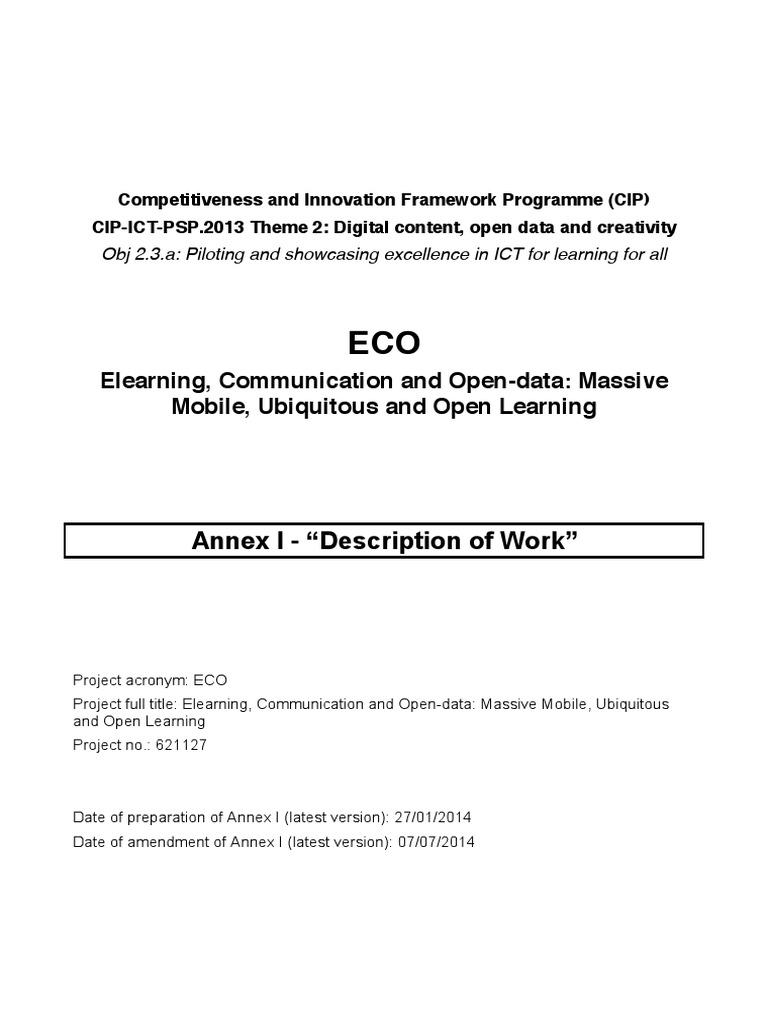 DOW ECO V 3.6 PDF | PDF | Massive Open Online Course | Educational ...