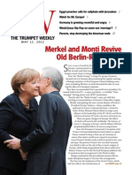 Merkel and Monti Revive Old Berlin-Rome Axis: The Trumpet Weekly