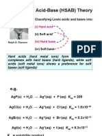 Hard-Soft Acid-Base (HSAB) Theory