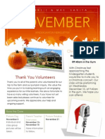 Kindergarten November 2014 Newsletter