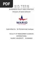 Download Warid strategy by madign SN24498291 doc pdf
