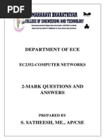 Computer Networks 2 Marks