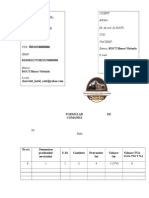 Charriott - Formular de Comanda - Dep. Vanzari