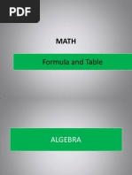 Math Formula