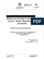 Manual de Utilizare A Aplicatiilor Locale - Managementul Salarizarii PDF