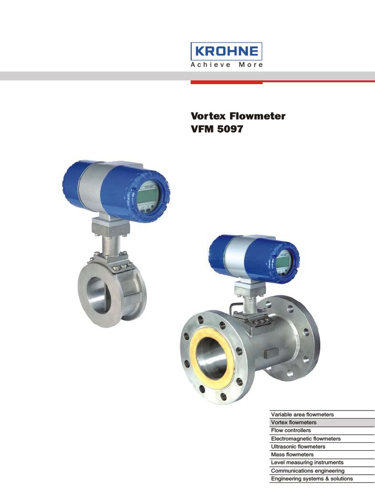 Vortex fm | Flow Measurement | Mechanical Engineering