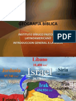Geografía Bíblica