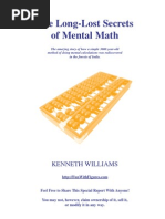 Download Mental Math Secrets by Nitesh_Mittal_3617 SN24499914 doc pdf
