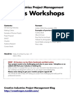 Process Workshops: Creative Industries Project Management