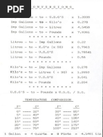 AVGAS and Jet A1 Conversion Tables | PDF | Units Of Measurement | Nature