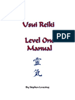 24962122 Usui Reiki Manual Level One