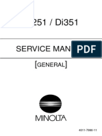 Konica Minolta Di251 Di351-Service Manual