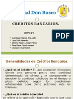 Credito Bancarios.