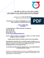 1er Curso Gaita Gallega Del Centro Gallego de Santander