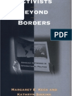 Keck and Sikkink - Activists Beyond Borders: Advocacy Networks in International Politics