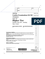 Chemistry Paper 2 May 05