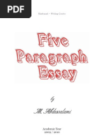 Download Five Paragraph Essay by Mubarak Abdessalami SN24502137 doc pdf