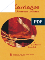 Marriages to Overseas Indians a Guidance Booklet