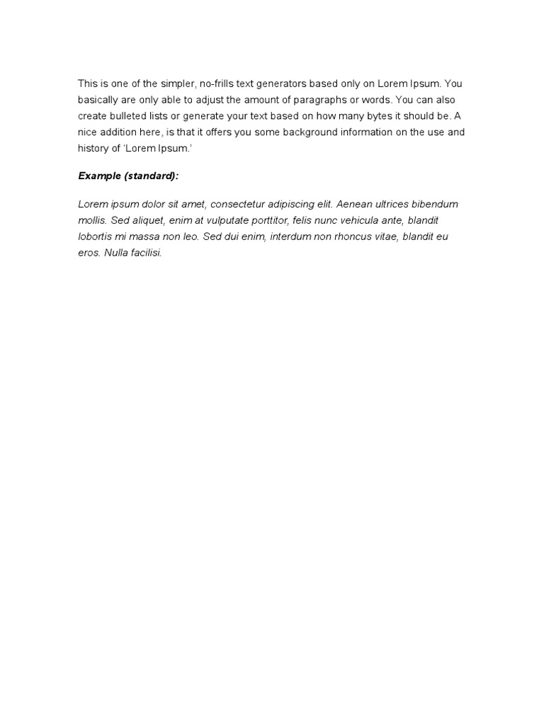 Lorem Text | PDF