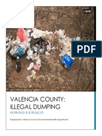 Analytical Report Illegal Dumping in Valencia County, NM