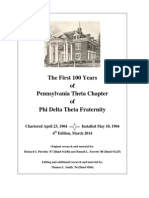 1st 100 Years, PA Theta, 4th Edition, Illustrated