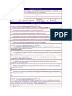 Fundamentos de Economia - (7) - AV1 - 2011.3